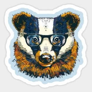 Brock "The Badger" Badass Sticker